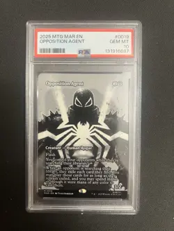 Opposition Agent Marvel Universe Eternal-Legal Regular Spiderman MTG PSA 10 - Image 1