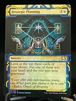 MTG Strixhaven Mystical Archive Foil Strategic Planning - Uncommon - Image 1