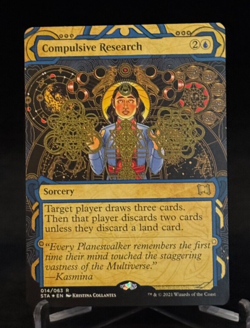 MTG STA Strixhaven Mystical Archive Etched Foil Compulsive Research - Rare - Image 1