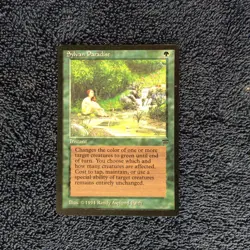 SYLVAN PARADISE uncommon 1994 LEGENDS Magic the Gathering Unplayed Near min - Image 3