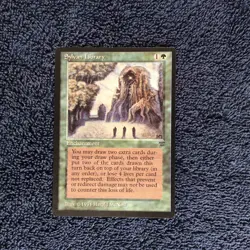 SYLVAN LIBRARY uncommon 1994 LEGENDS Magic the Gathering Unplayed NM-M - Image 3