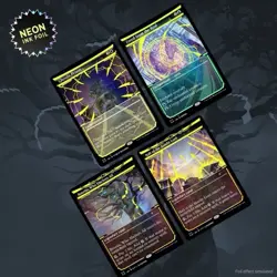 1x Magic The Gathering Secret Lair Showcase: Neon Dynasty Neon Ink FOIL Edition - Image 1