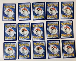 Pokemon lot Fire and Electric Holo Energy Cards W / Dark , Leaf, & Fighting - Image 3