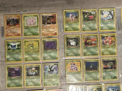 Pokemon Card 200 Lot Rare, Common and Uncommon Cards Old School Classic - Image 3