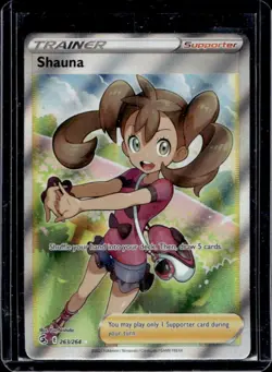 2021 Pokemon SWSH Fusion Strike Shauna #263/264 - Image 1