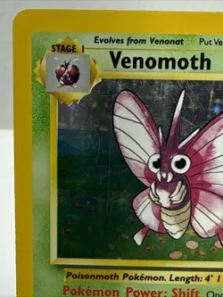 1999 Pokemon TCG Jungle Venomoth Holo Rare Card 13/64 Unlimited - LP - Image 2