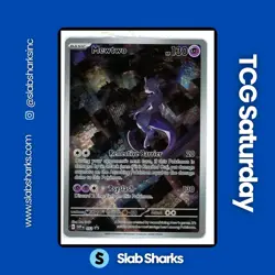 2023 POKEMON SV BLACK STAR PROMO 151 UPC #052 MEWTWO - Image 1