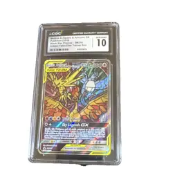Pokemon Moltres & Zapdos & Articuno GX SM210 Promo Holo CGC 10 Black Star - Image 1