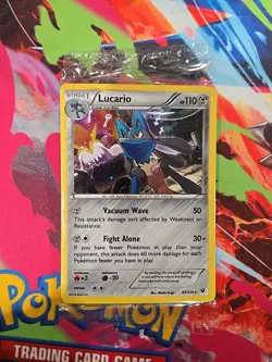 Pokemon Lucario 63/124 w/ Bisharp 64/114 & Zoroark 91/162 Sealed Promo Pack NM - Image 1