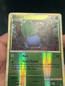 Pokemon TCG Oddish Reverse Holo 60/90 Undaunted 2010- LP - Image 2