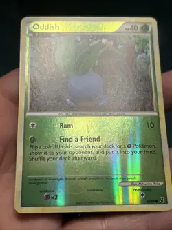 Pokemon TCG Oddish Reverse Holo 60/90 Undaunted 2010- LP - Image 3