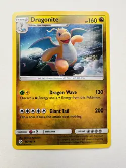 Dragonite 96/149 Pokemon Sun & Moon Cosmos Holo Rare TCG - Image 1