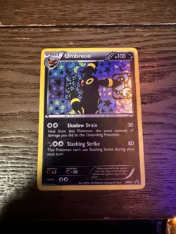 Pokemon TCG 2013 Umbreon Holo Promo Black And White Legendary Treasures LP-MP - Image 1