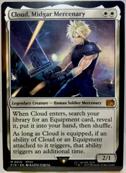 Cloud, Midgar Mercenary Final Fantasy Regular 0010 MTG - Image 1