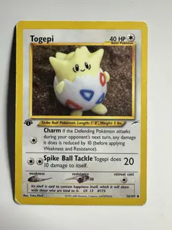 Togepi 56/105 1st Edition Neo Destiny Pokemon TCG - LP - Image 1