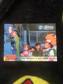 Pokemon Topps Mewtwo Strikes Back The Tempest - A Bad Omen (HP) - Image 1