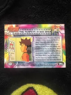 Pokemon Topps Mewtwo Strikes Back The Tempest - A Bad Omen (HP) - Image 2