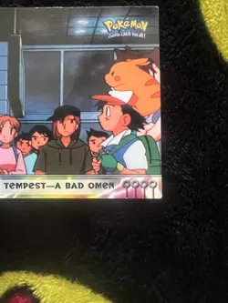 Pokemon Topps Mewtwo Strikes Back The Tempest - A Bad Omen (HP) - Image 5