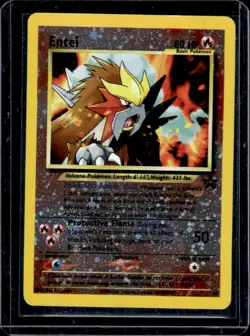 1999 Pokemon Wizards Black Star Promos Entei #34 - Image 1