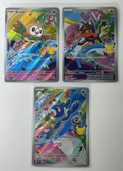 Pokemon TCG First Partner Illustration Collection Series: 7th Gen - Complete Set - Image 1