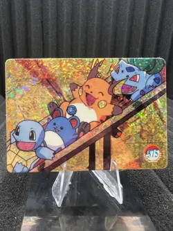 Pokemon Vintage Pocket Monsters Vending HOLO Prism Sticker 1999 Nintendo Japan - Image 1