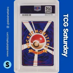 1999 POKEMON JAPANESE YAMABUKI CITY GYM DECK #092 SABRINA'S GHASTLY PSA 10 - Image 2