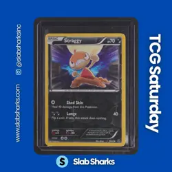 2012 POKEMON BLACK & WHITE NEXT DESTINIES #73 SCRAGGY REVERSE HOLO - Image 1