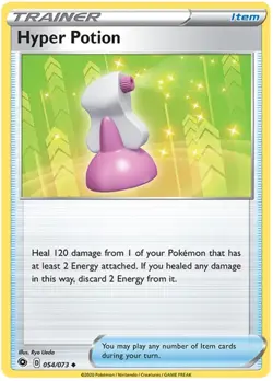 Hyper Potion 054/073 Uncommon Champions Path Pokemon - Image 1