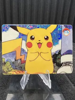 Pokemon Vintage Pocket Monsters Vending HOLO Prism Sticker 1999 Nintendo Japan - Image 1