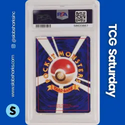 1999 POKEMON JAPANESE YAMABUKI CITY GYM DECK #093 SABRINA'S HAUNTER PSA 10 - Image 2