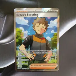 Pokemon TCG-Journey Together/Brock's Scouting 179/159 Illustration Rare - Image 1