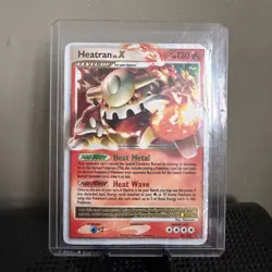 2008 Pokemon Diamond & Pearl Stormfront Heatran LV.X Holo #97/100 - Image 1