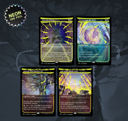 NEW Magic the Gathering Secret Lair Showcase: Neon Dynasty Neon Ink Foil Edition - Image 3