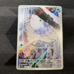 NM-Mint Snom - 168/162 - Illustration Rare Pokemon Temporal Forces - Image 1