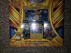 Pokemon Alolan Raichu Box - Roaring Skies/Sun & Moon - New Sealed [1] box set - Image 1