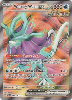 Walking Wake ex 189/162 Ultra Rare Temporal Forces Pokemon NM - Image 1