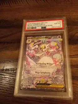 Mega Gardevoir ex 178/132 Me01: Mega Evolution Holo Graded Pokemon Slab Psa 8 - Image 1