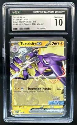 2023-25 Pokemon SV Black Star Promos - SVP EN Toxtricity ex #215 CGC 10 - Image 1