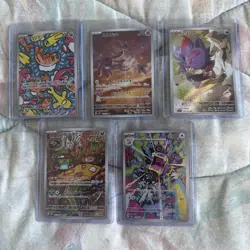 Pokemon TCG Japanese Art Rare/AR Lot of 5 (LOT A2) - Mint - Image 1
