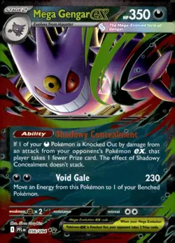 2025 Mega Evolution – Phantasmal Flames Mega Gengar EX Holo Double Rare #56/94 - Image 1
