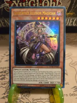 Yu-Gi-Oh Apprentice Illusion Magician LEDD-ENA03 Legendary Decks 1st Edition LP - Image 1