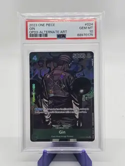 One Piece 2023 Gin Pillars Of Strength OP03-024 Alt Art PSA 10 - Image 1