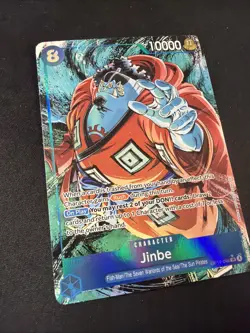 One Piece TCG Jinbe Alt Art OP14-049 SR ENG The Azure's Sea's Seven - Image 2