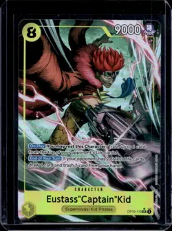 2025 One Piece Royal Blood OP10 Eustass"Captain"Kid Super Rare Alt Art #OP10-112 - Image 1
