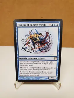 Magic: The Gathering MTG Champions of Kamigawa Myojin of Seeing Winds - Image 1