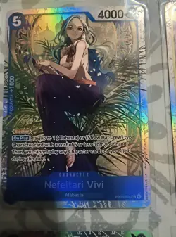 Nico Robin EB03-055 SR Foil One Piece Heroines Edition + Vivi 024 + Nami OP14 NM - Image 2