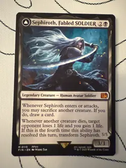 Sephiroth, Fabled SOLDIER Final Fantasy Regular - Image 1