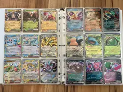 450+ Pokemon Card Collection ~ 36 EX/V Cards, Holos, Binder, English & Japanese - Image 3