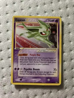 Pokemon Espeon Star Rare 70 HP POP Series 5 Psychic Boom 16/17 English Card - Image 1