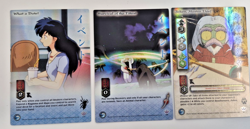 Lot of 12 Inu-Yasha Trading Cards (Never Played) 2005 Score (All Foil) + Rules - Image 5